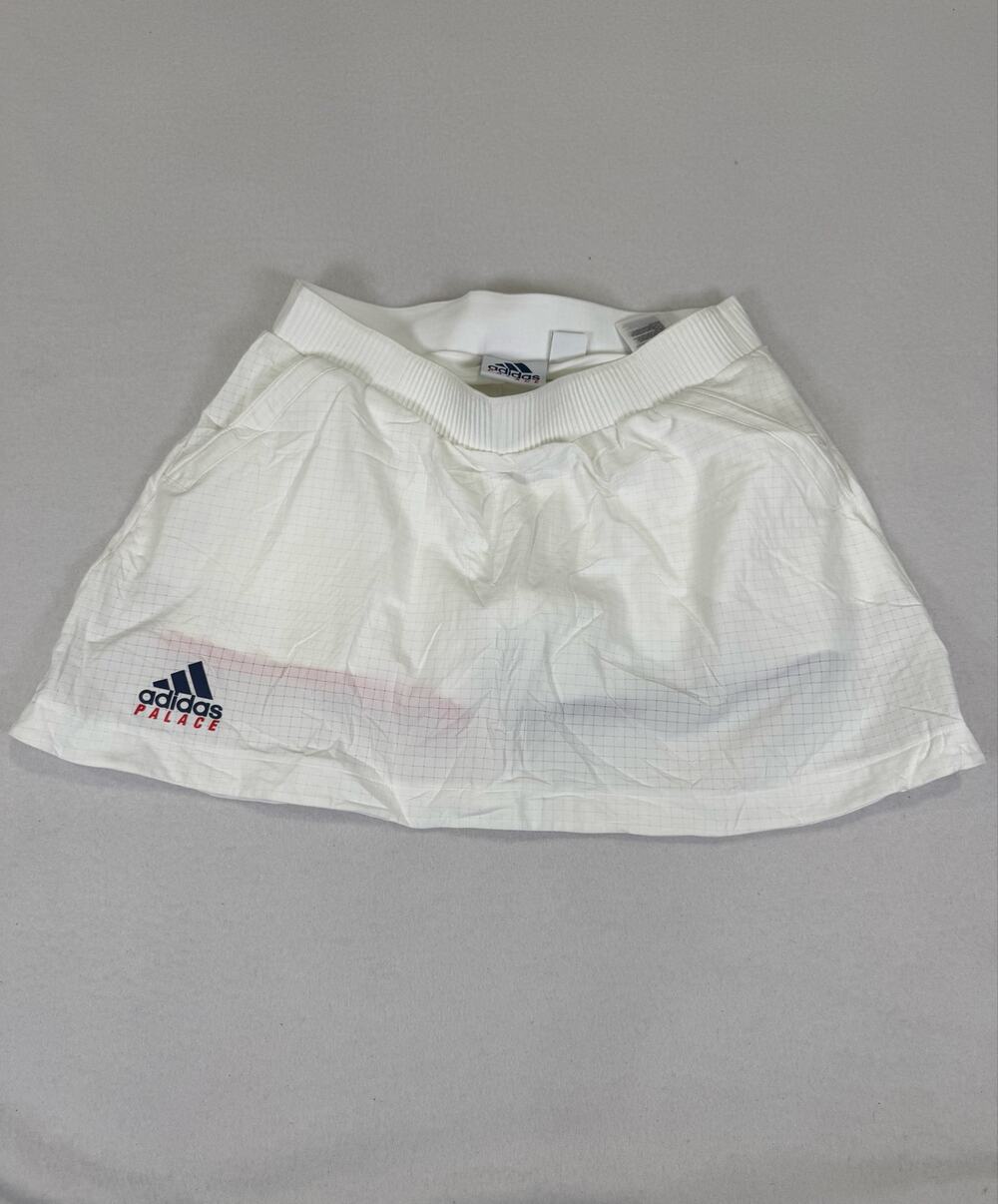 Adidas x Palace Women’s White Tennis Skort Skirt Size L NWOT